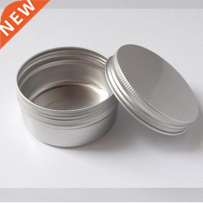 10pcs Round Metal Tea Leaf Storage Box Screw Top Alumnum Co