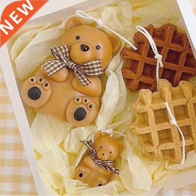 Silicone Cute ear Shape Candle Mold Animals Aromatherapy