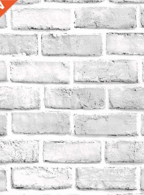 Creative white brick pattern Wallpaper Brick,Home Decor Wall