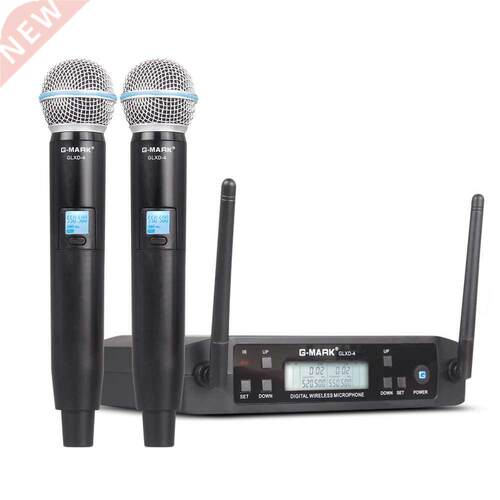 Microphone Wireless G-MARK D4 Professional 2 Chls UHF