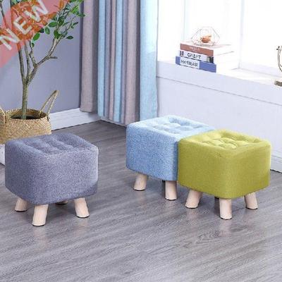 29cm 39cm hight stool wooden chair fashionable fabric art