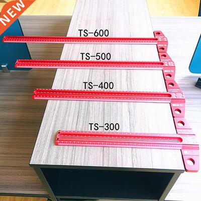 Woodwork T-type Scribing Ruler 60-600mm Multifunction Red l