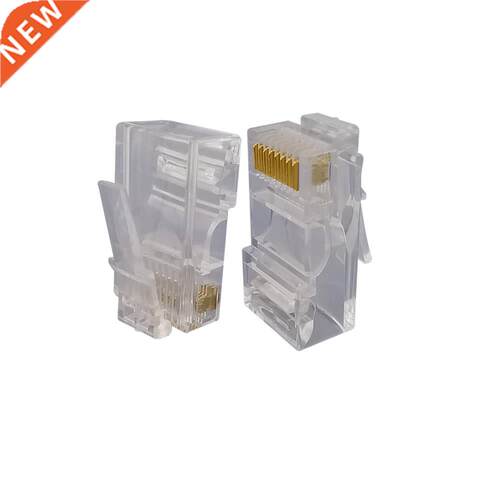 50Pcs RJ45 Plug Cat5 CAT5e Connector RJ-45 8P8C Network Ethe