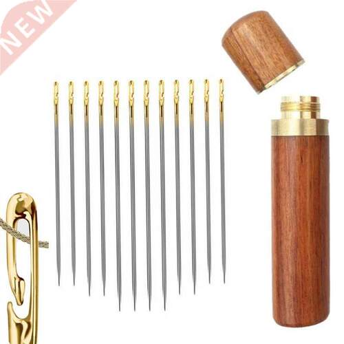 12/6Pcs Elderly Needle-side Hole Blind Needle Hand Househol