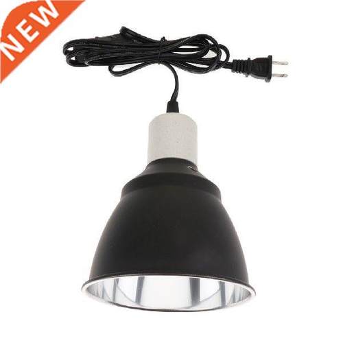 US Plug Reptile Heating Light UVA UVB Bulb Dome Lampshade