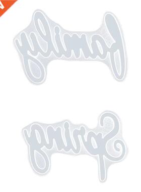 2 Pack  Spring Letters Resin Mold UV Epoxy Silicone Mold