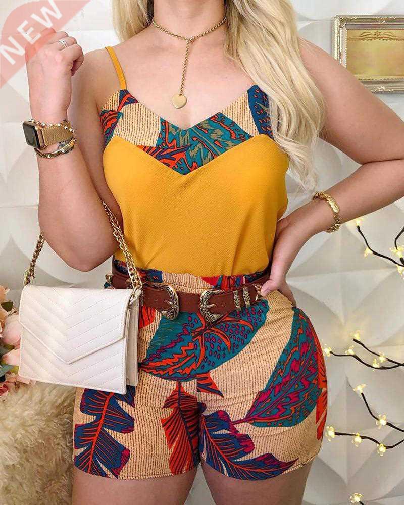 2020 Summer Women Elegant Vacation Leisure Suit Sets Female