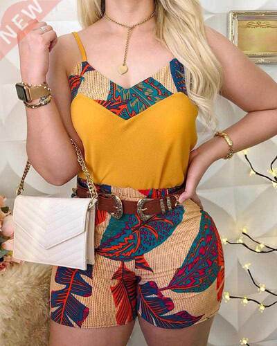 2020 Summer Women Elegant Vacation Leisure Suit Sets Female