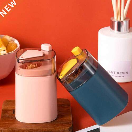 Automatic Pops Up Toothpick Box Home Kitchen Toothpick Bucke
