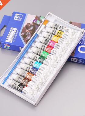 12 Colors Acrylic Paint Drawing Pigment Oil Painting 6ml Tub