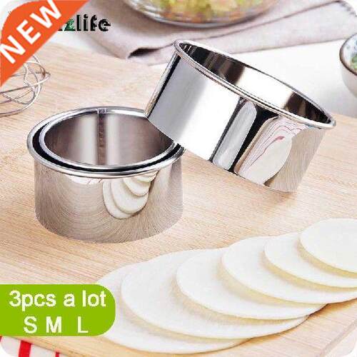vanzlife Stainless steel cut dumplings skin mold kitchen