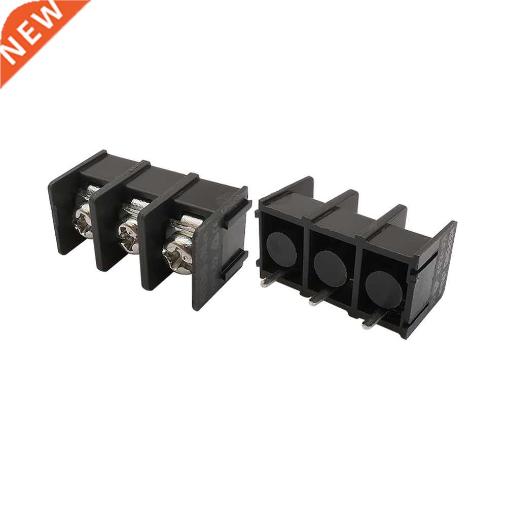 20Pcs Black 7.62mm Pitch PCB Screw Terminal Block Connector
