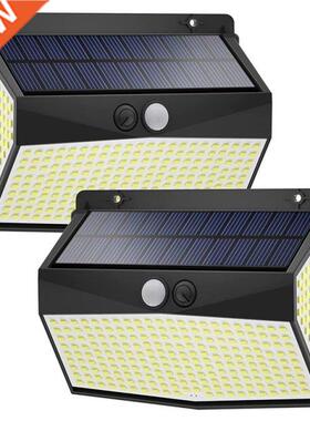 Solar Lights Outdoor Garden, 318 LED Solar Security Lights M