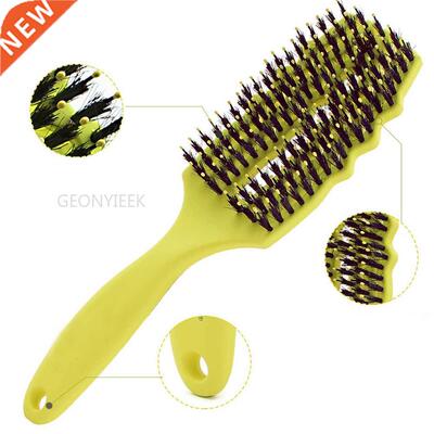 Bristle Hair Comb Detangling Hair Brush Nylon Scalp Massage