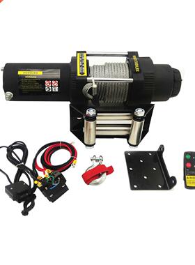 12v/24v 5000 lbs electric winch for traction portable winch