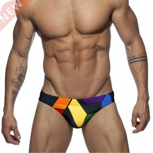 Man's Brand Swimming Briefs Low Waist Swimwear drop With Pus