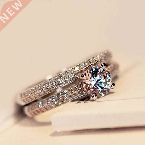 New Hot Flash Diamond Round Princess Ring Crystal fromSwarov