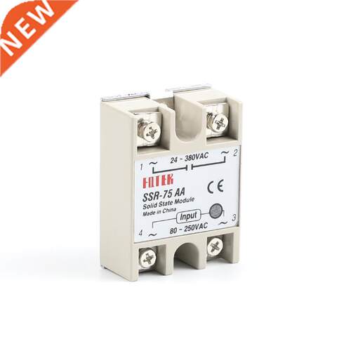 solid state relay SSR-75AA 75A actually 80-250V AC TO 24-80