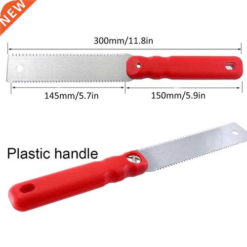 Double Edged Japanese Pull Saw 65Mn Flexible Blade Tenon 3Si
