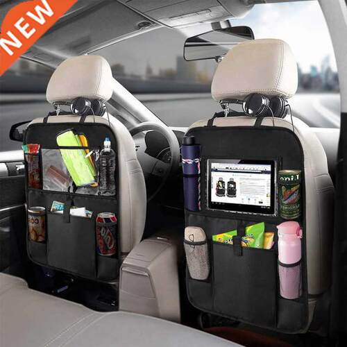 1pcs/ 2pcs Car Seat Back Organizer 5 Storage Pockets with To