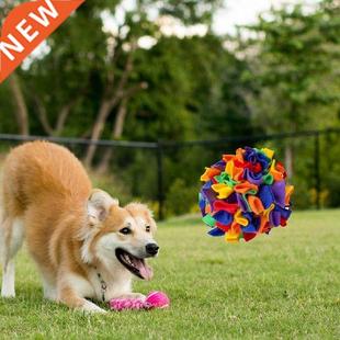 Dog Sniffing Ball Puzzle Toys Increase IQ Slow Dispensing