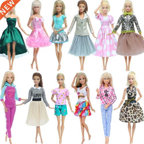 Fashion Doll Dress Outfit Casual Wear Handmade Girl Clothing