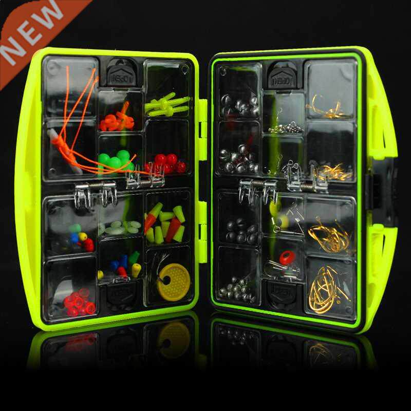 184pcs Outdoor Fishing Tool Set Box Fishing Beads Lure Bait