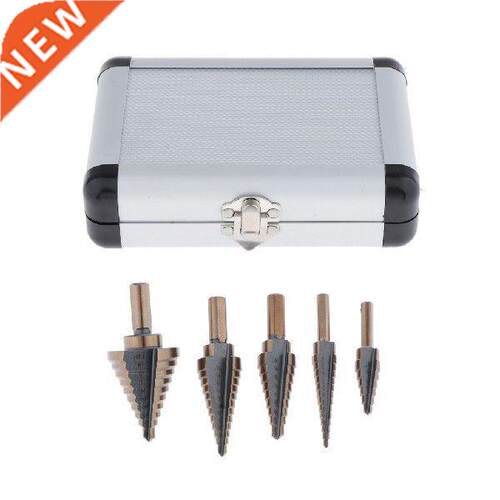 5pcs HSS High Speed Steel Step Drill Bit Multiple Hole 50