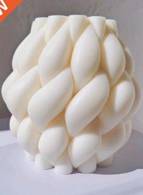 Twirl Raindrop Shape Candle Silicone Mold  Handmade Soap