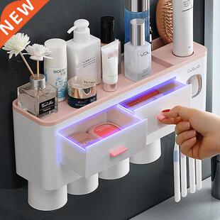 Magnetic Adsorption Inverted Toothbrush Holder Automatic Too