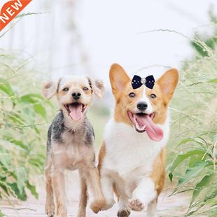 20pcs Creative Bowknot Polka Rubber Bands Hairbands Pet