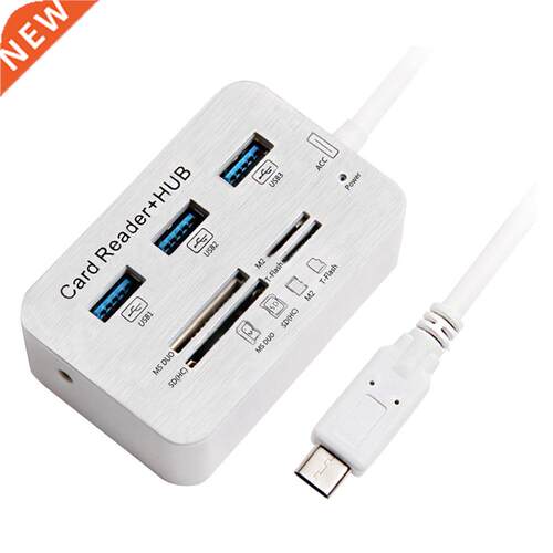 Mini USB C Hubs 3.0 Multifunction USB Type-C With 3 Ports SD