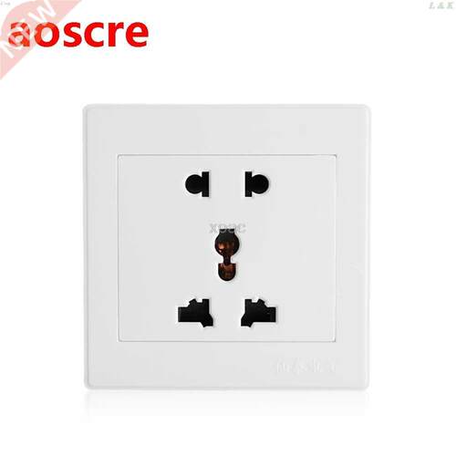 Universal 5 Hole Electric AC Power Outlet Panel Plate Wall C