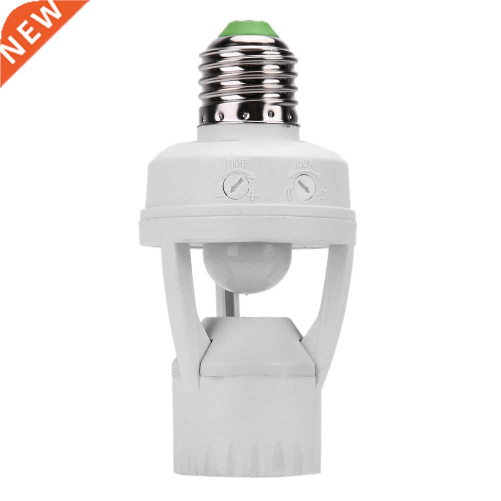 E27 LED 220V PBT Screw Light Bulb Hder LED PIR Infrared Mo