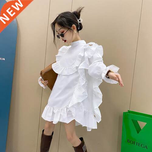 Kds shrt dress sprng summer new ruffles prncess dress b