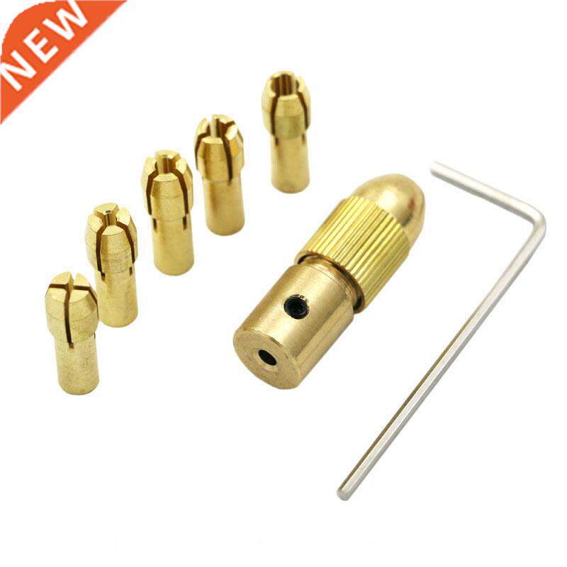 New 5pcs 0.5-3mm Small Electric Drill Bit Collet Micro Twist