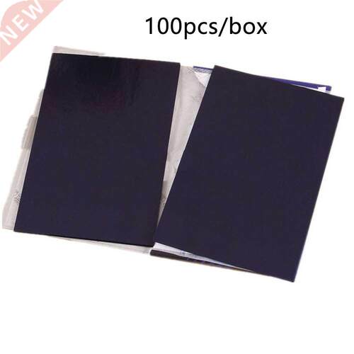 100 Pcs Thin Type School Transfer Graphite Copy Carbon Paper