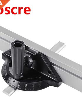 Angle Miter Gauge Table Saw push handle Aluminium Fence Wood