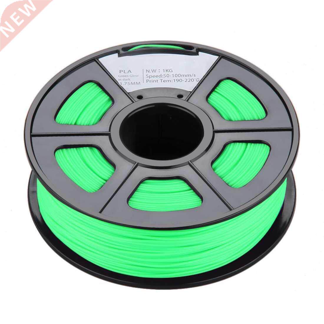 1.75mm Glow in the Dark PLA D Printer Filament - 1kg Spool