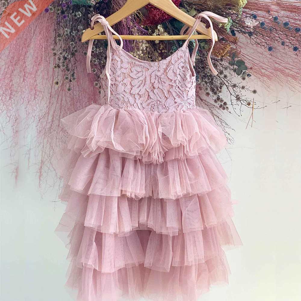 Summer Girls Casual Princess Dress Children Beach Bathing Sl