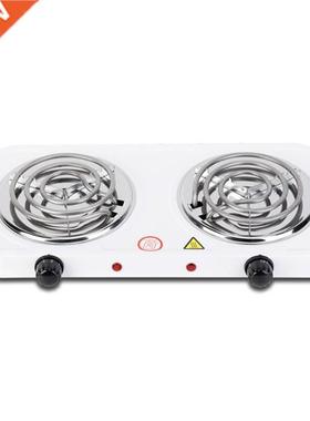 Portable Electric 2000W Mocha Pot Double Stove Hotplate Adj