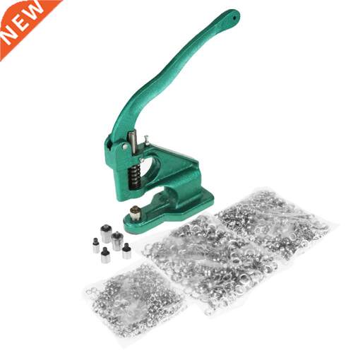Hand Press Grommet Eyelet hine with 3 Dies And 1500pcs Gr