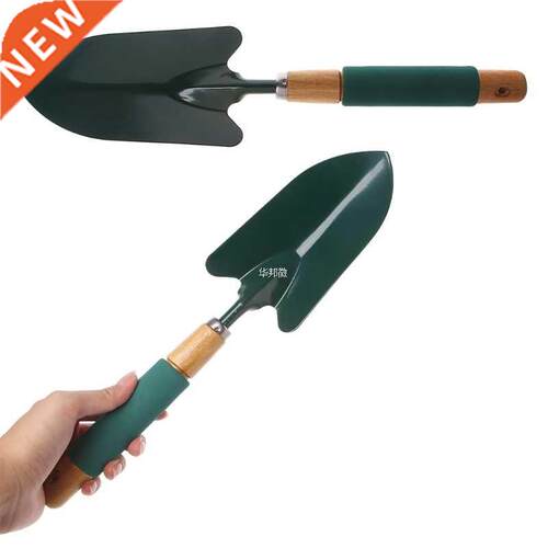 Wood&Sponge Grip Metal Shovel Trowel Garden Yard Hand To