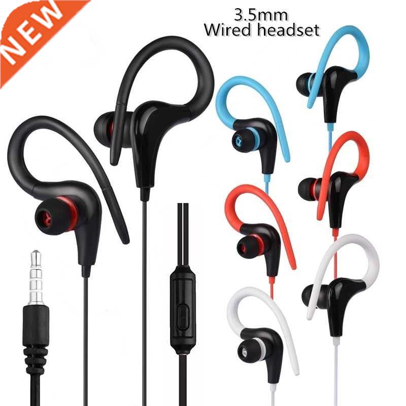 .5mm Wired Headphones Earhook Stereo Earphones Music Sport图片