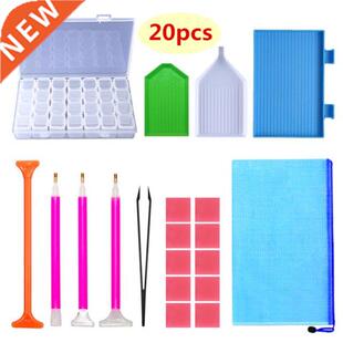 20pcs/set Diamond Painting Tools Set Rhinestone Picture Stor