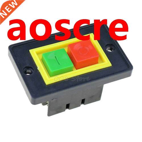 1pcs AC 80V 2KW I/O On Off Start Stop Push Button Switch 6