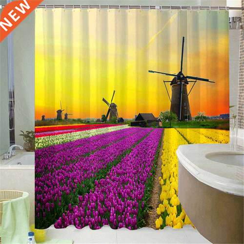 Forest Natural Scenery Shower Curtains 3d Printing Bath