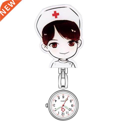 *Perfect Gift Nurse -ons Fob Brooch Pendant Hanging watch St