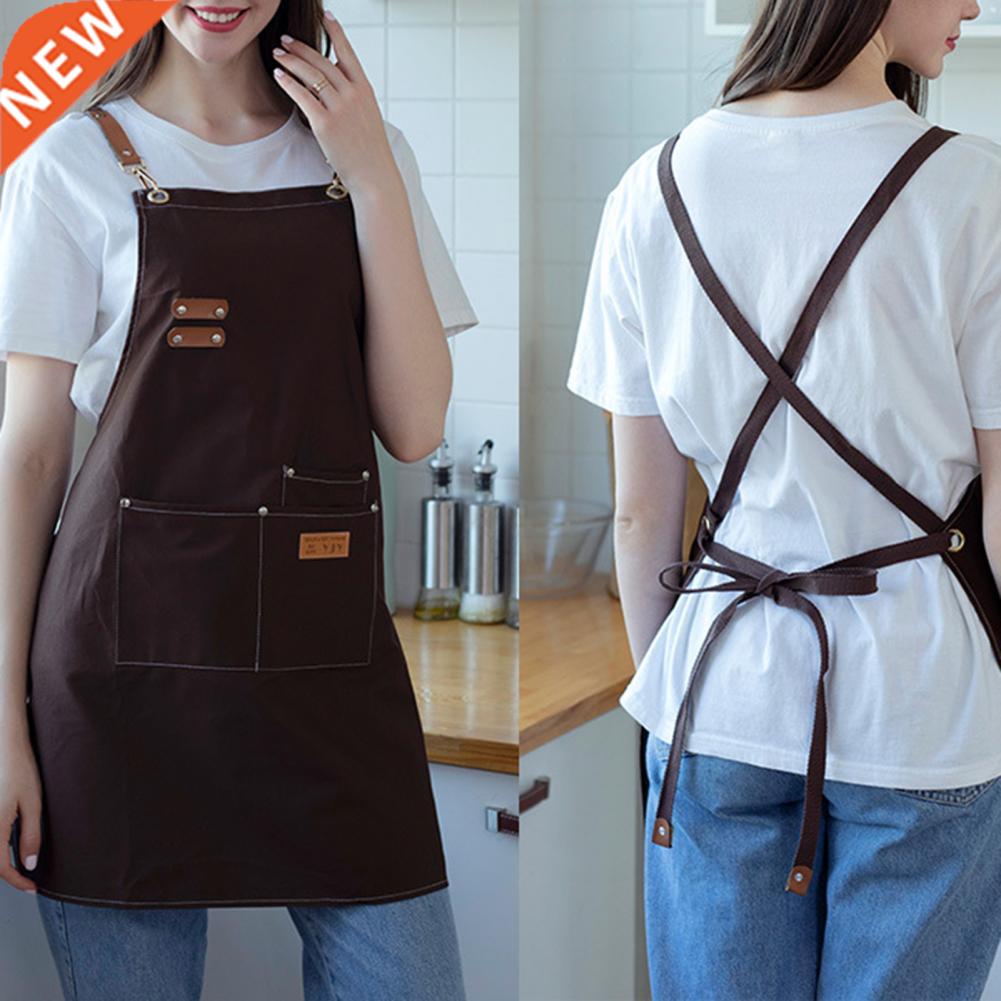 Fadeless Kitchen Apron Comfortable Canvas Woodworking Cookin