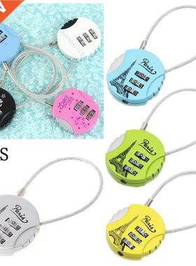 nMini Cute 3 Digit Combination Travel Luggage Suitcase Lock